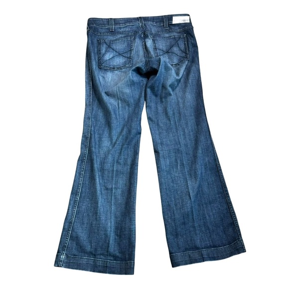 Women's Blue Boot Cut Jeans - Picture 4 of 4